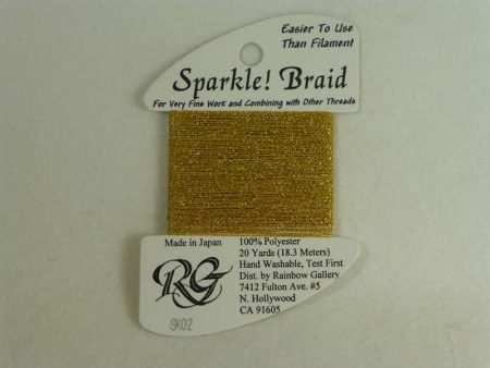 Sparkle! Braid SK 02 Gold Discount