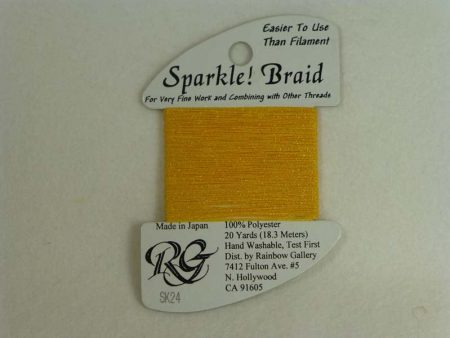 Sparkle! Braid SK 24 Shimmer Yellow For Sale