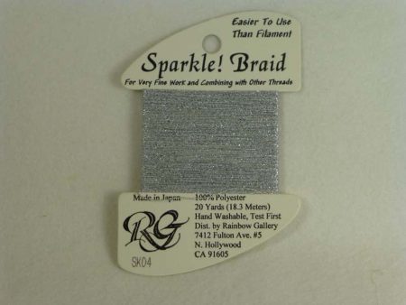 Sparkle! Braid SK 04 Silver Online now