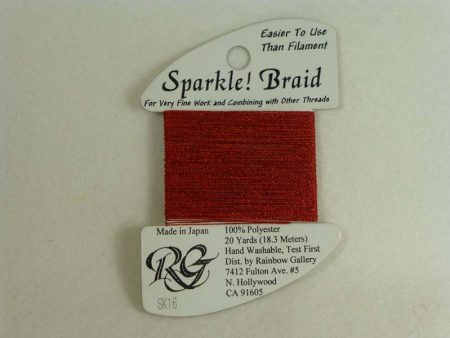 Sparkle! Braid SK 16 Red on Sale