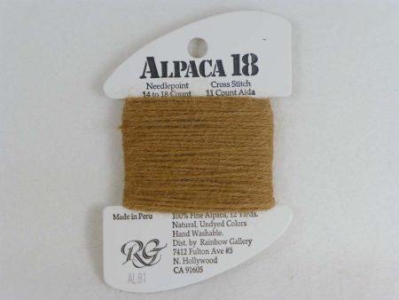 Alpaca 18 AL81 Camel For Cheap