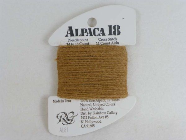 Alpaca 18 AL81 Camel For Cheap