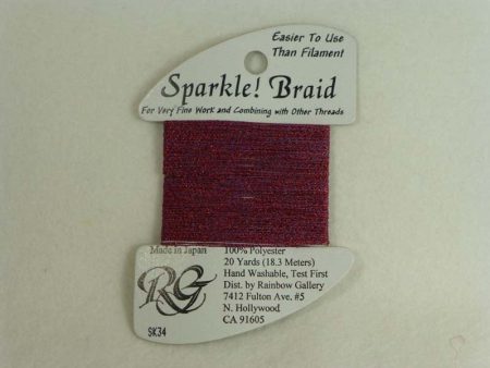 Sparkle! Braid SK 34 Red Violet Online Hot Sale