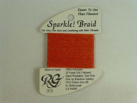 Sparkle! Braid SK 30 Shimmer Poppy Hot on Sale