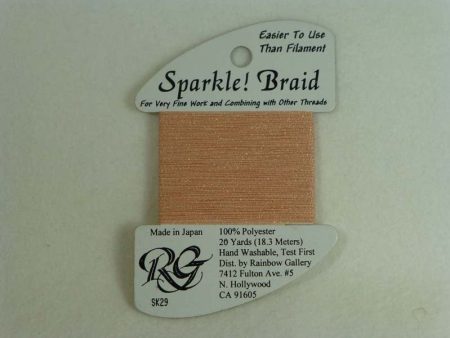 Sparkle! Braid SK 29 Shimmer Peach Online Hot Sale