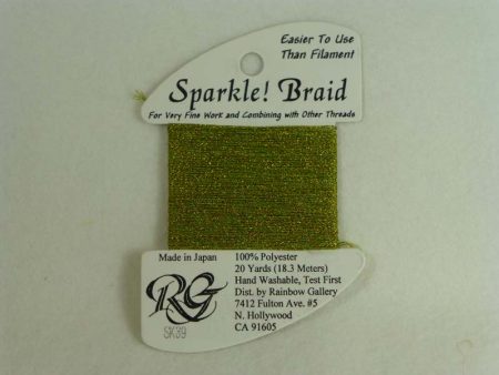 Sparkle! Braid SK 39 Yellow Green on Sale